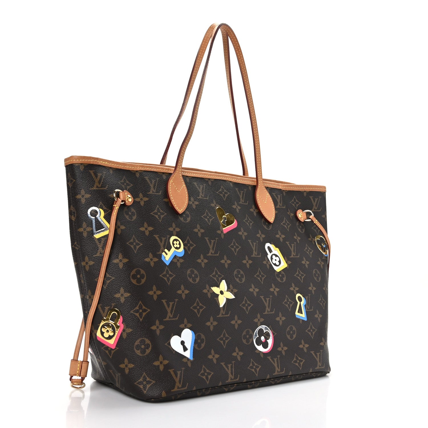 Louis Vuitton Monogram Love Locks Neo Neverfull MM 3 of 9