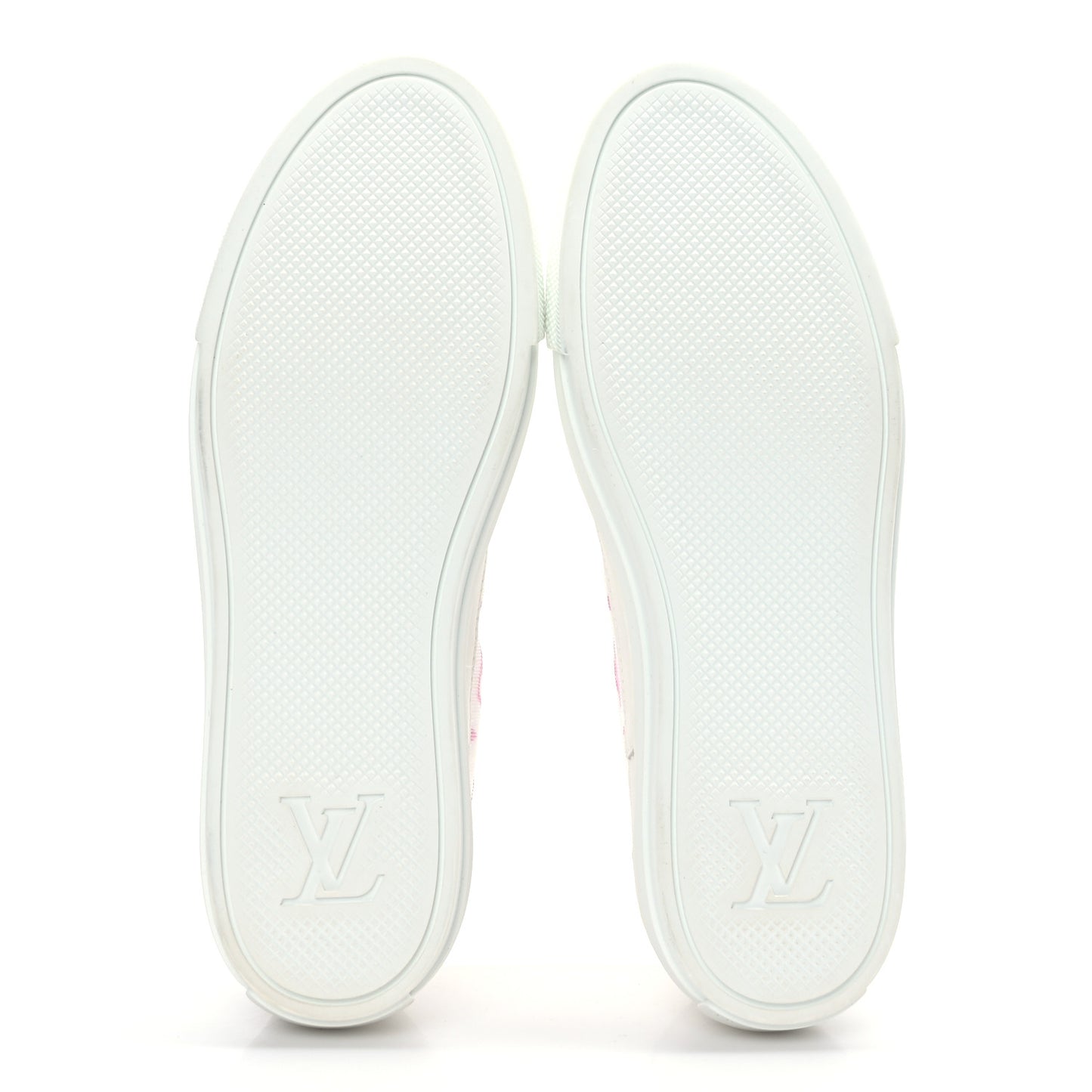 Technical Fabric Calfskin Monogram Stellar Sneakers 37 Pink
