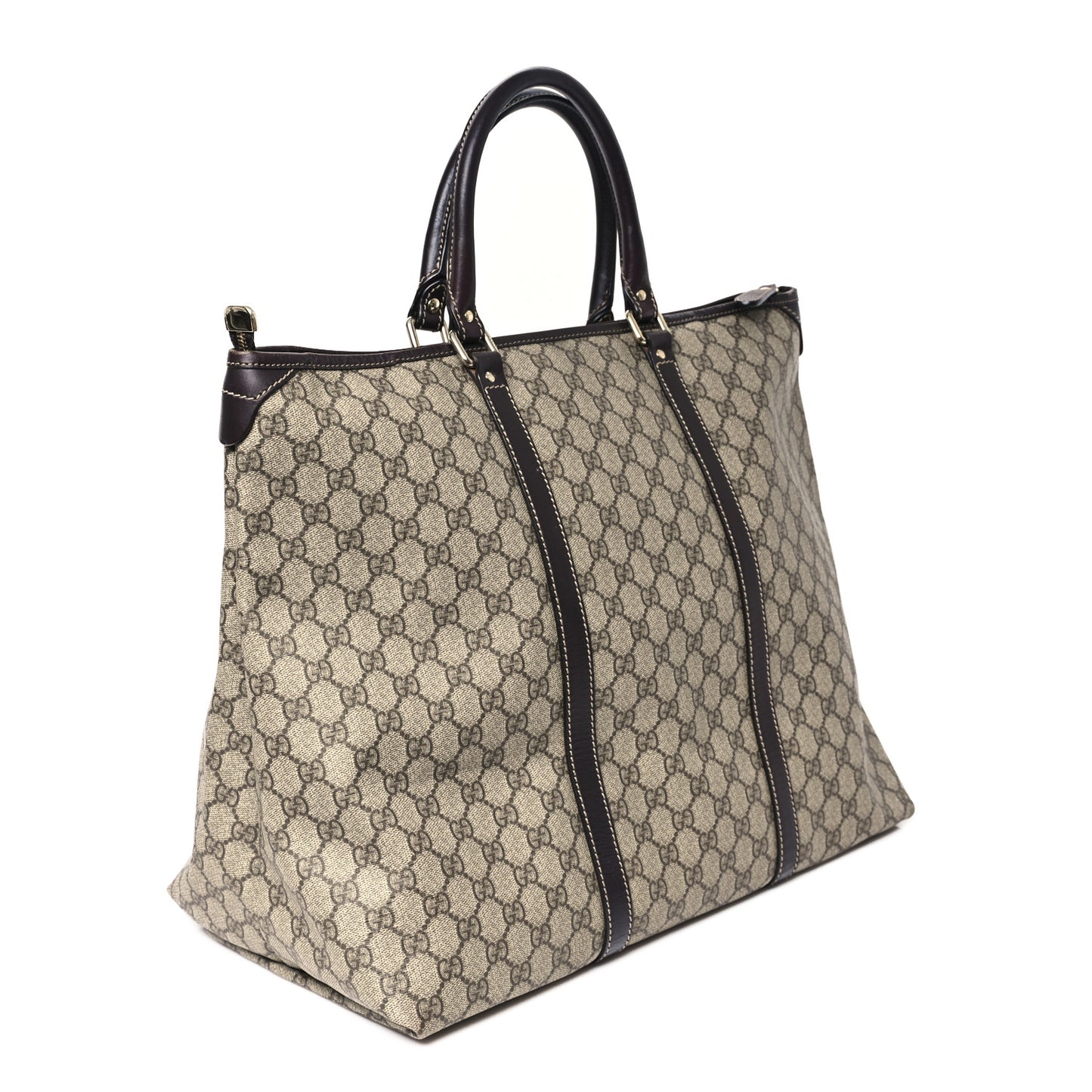 GG Plus Monogram Medium Joy Tote Dark Brown