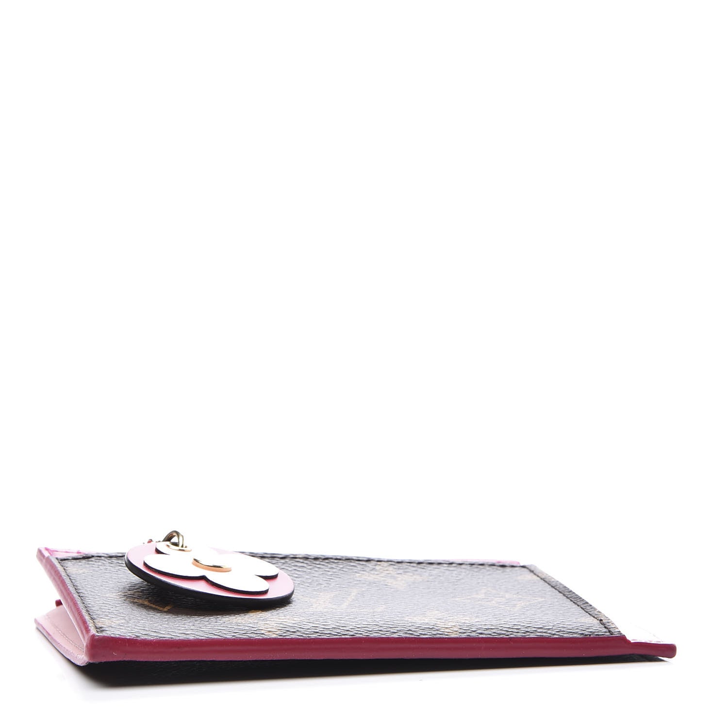Louis Vuitton Monogram Blooming Flowers Zipped Card Holder Hot Pink Rose Ballerine 3 of 8