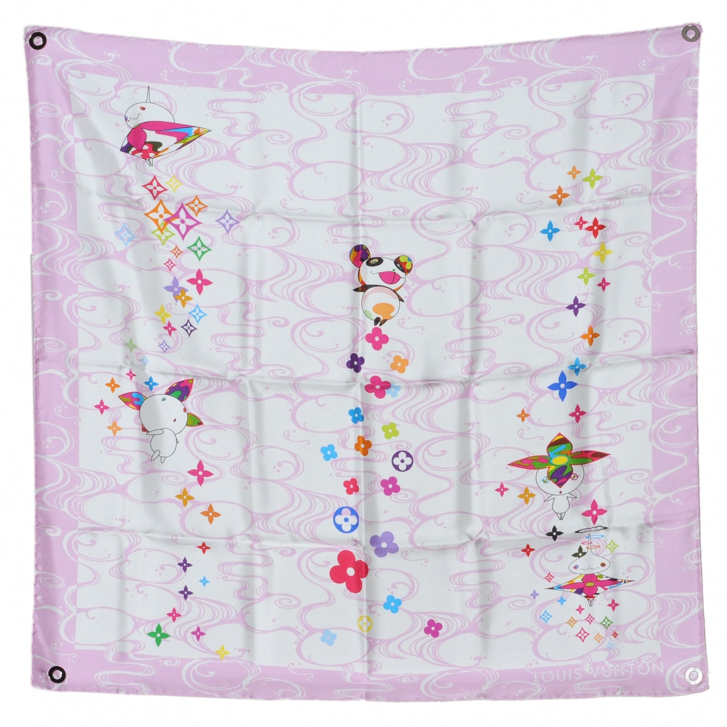 Silk Murakami Multicolor Boyfriend Wave Scarf
