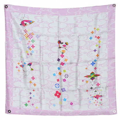 Louis Vuitton Silk Murakami Multicolor Boyfriend Wave Scarf 2 of 6