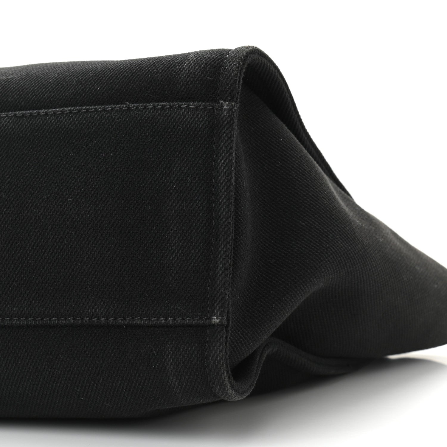 Chanel Canvas Pearl Medium Deauville Tote Black 10 of 13