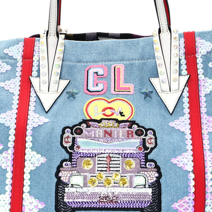 Christian Louboutin Jacquard Embellished Manilacaba Tote Multicolor 7 of 12