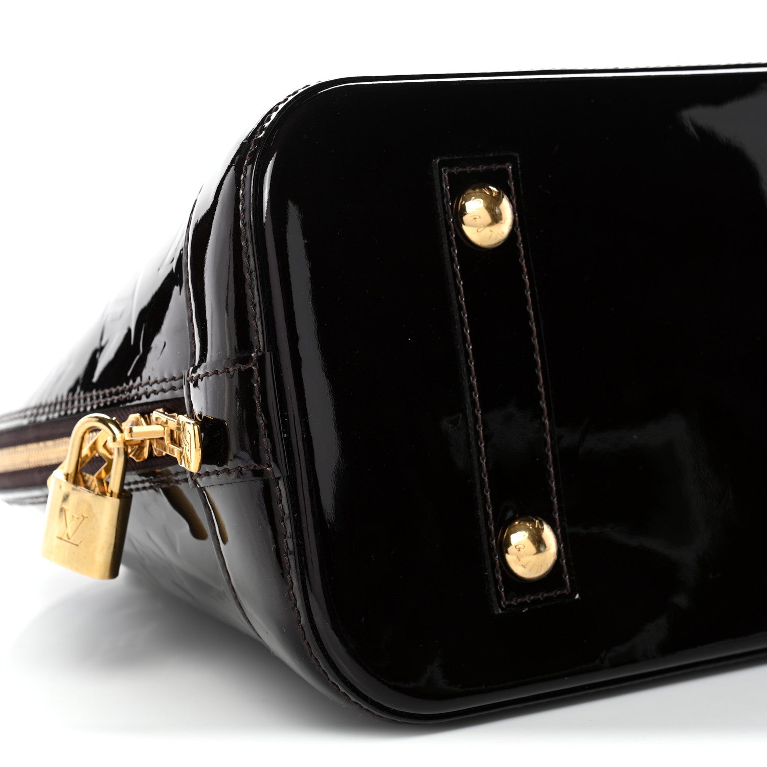Louis Vuitton Vernis Alma PM Amarante 9 of 10