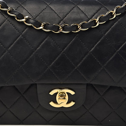 Chanel Lambskin Quilted Medium Double Flap Black 26 of 26