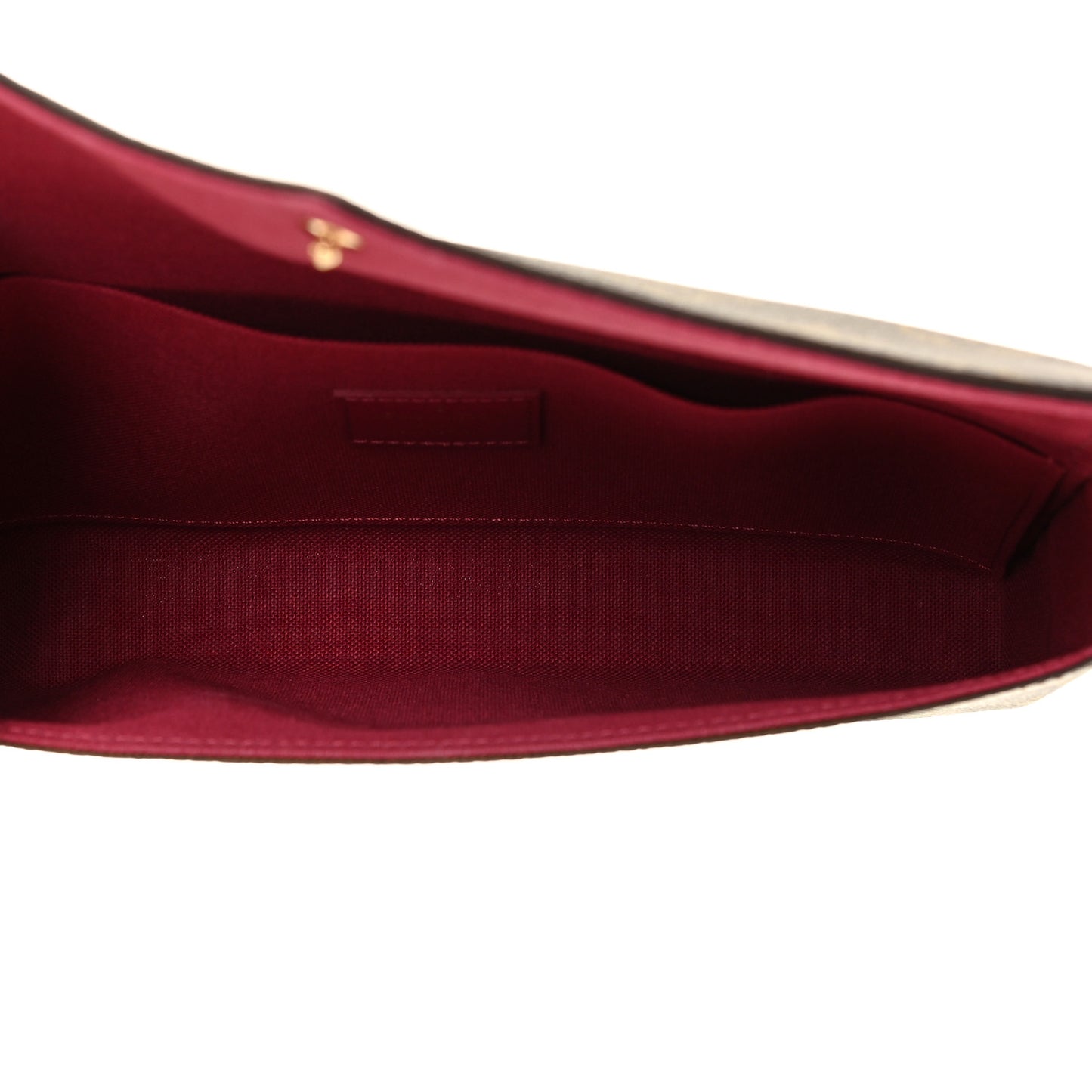 Monogram Pochette Felicie Chain Wallet Fuchsia