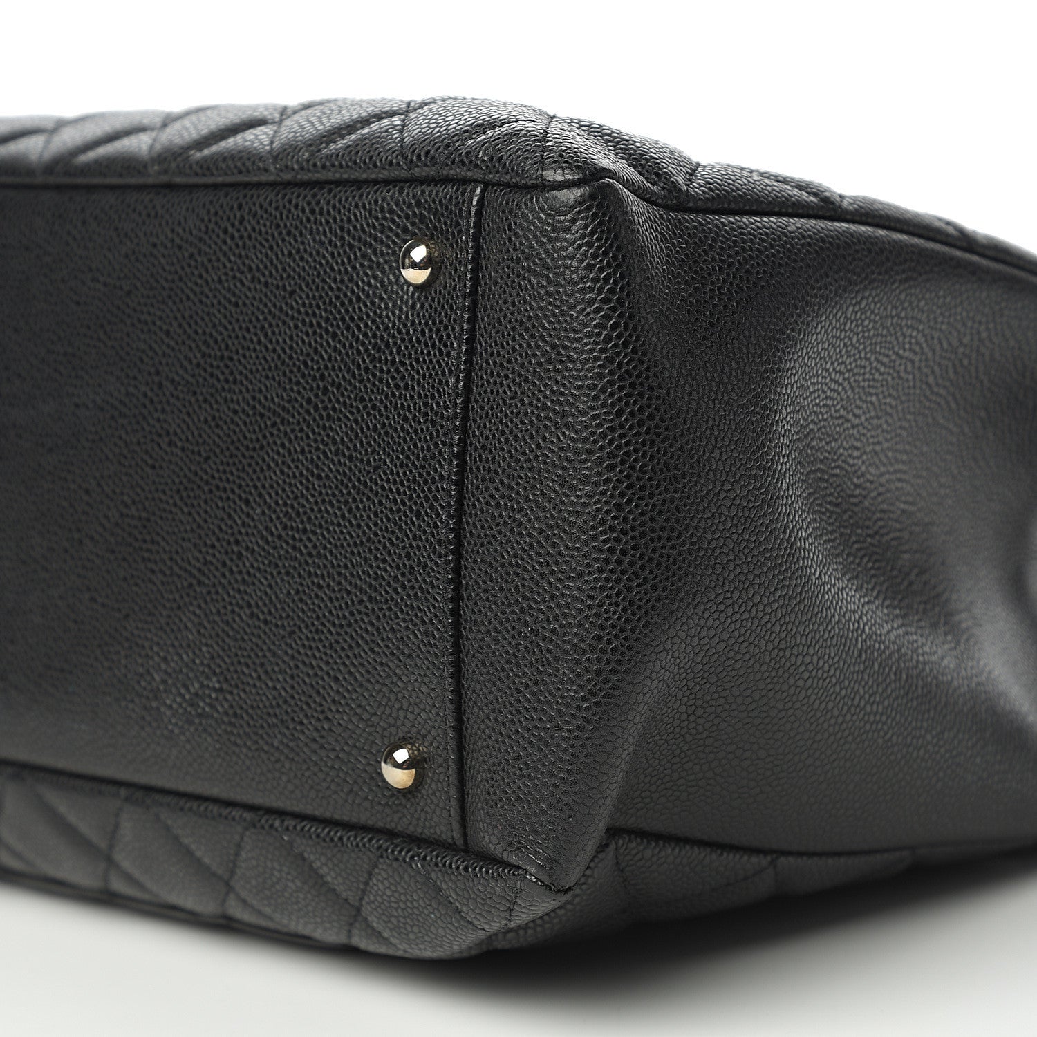 Chanel Caviar Quilted XL Grand Shopping Tote GST Black 8 of 9