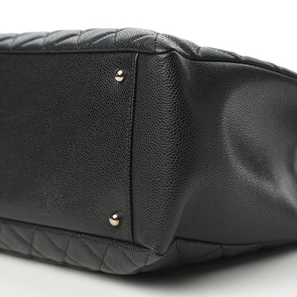 Chanel Caviar Quilted XL Grand Shopping Tote GST Black 8 of 9