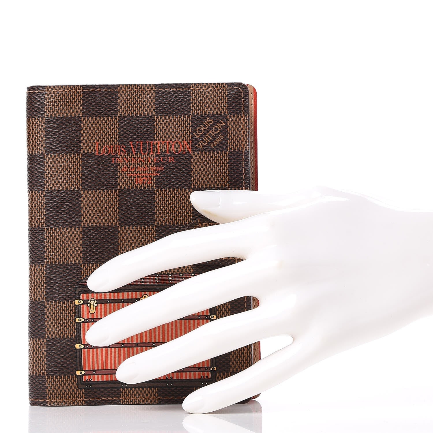 Louis Vuitton Damier Ebene Trunks and Bags Small Ring Agenda 2 of 7