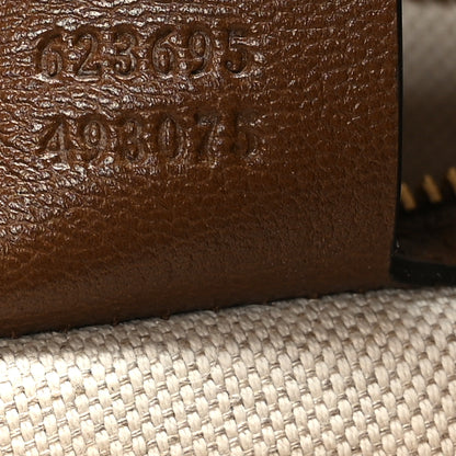 Gucci Monogram Calfskin Large Horsebit 1955 Tote Bag Beige Brown Sugar 7 of 9