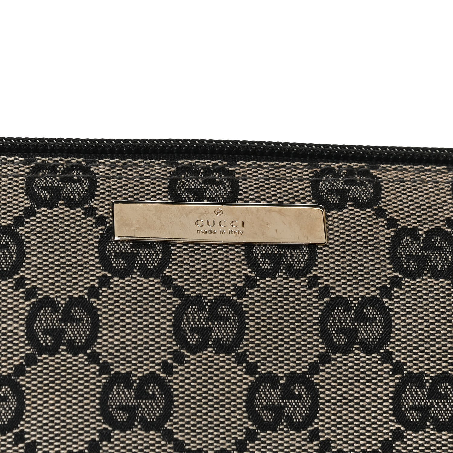 Gucci Monogram Boat Pochette Black 7 of 10