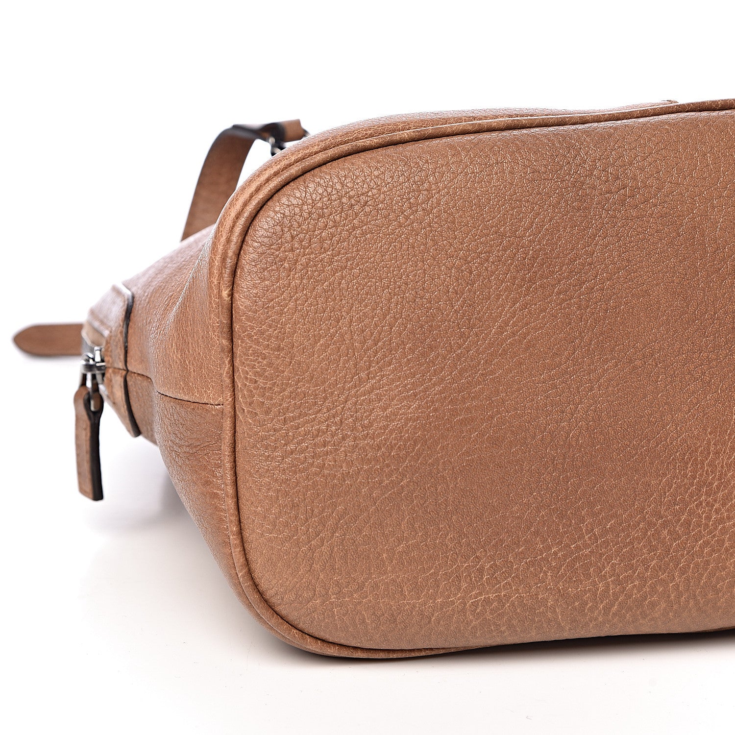 Gucci Calfskin Medium Web Dome Bag Brown 8 of 14