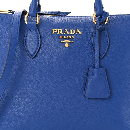 Prada Vitello Phenix Satchel Royal 4 of 10