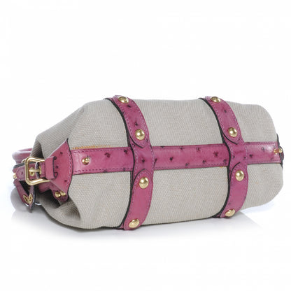 Louis Vuitton Toile Ostrich Trianon Sac de Nuit MM Lilac 4 of 8