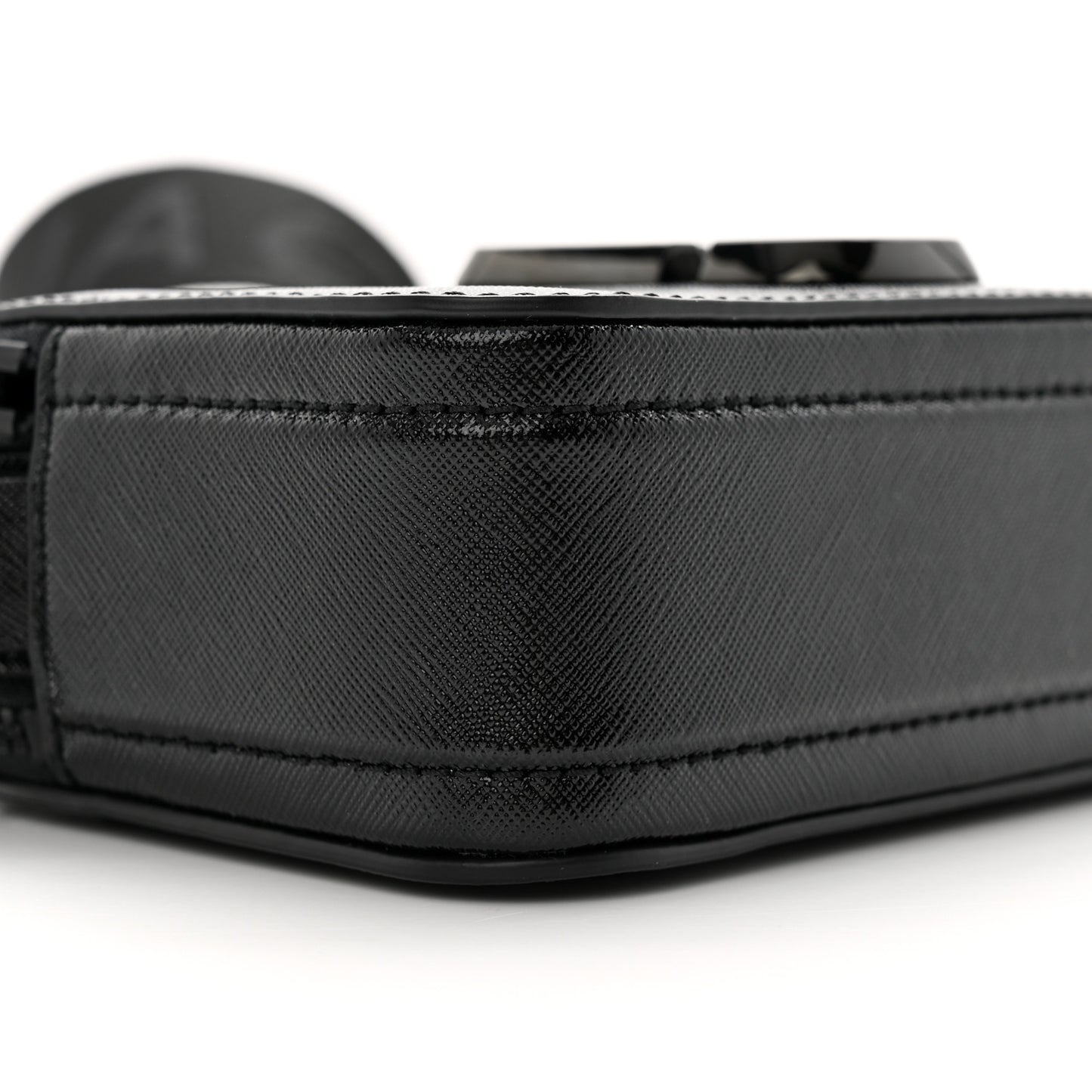 Saffiano Snapshot Camera Bag Black