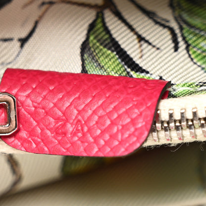 Hermes Epsom Silk'In Compact Wallet Framboise Nata 7 of 8
