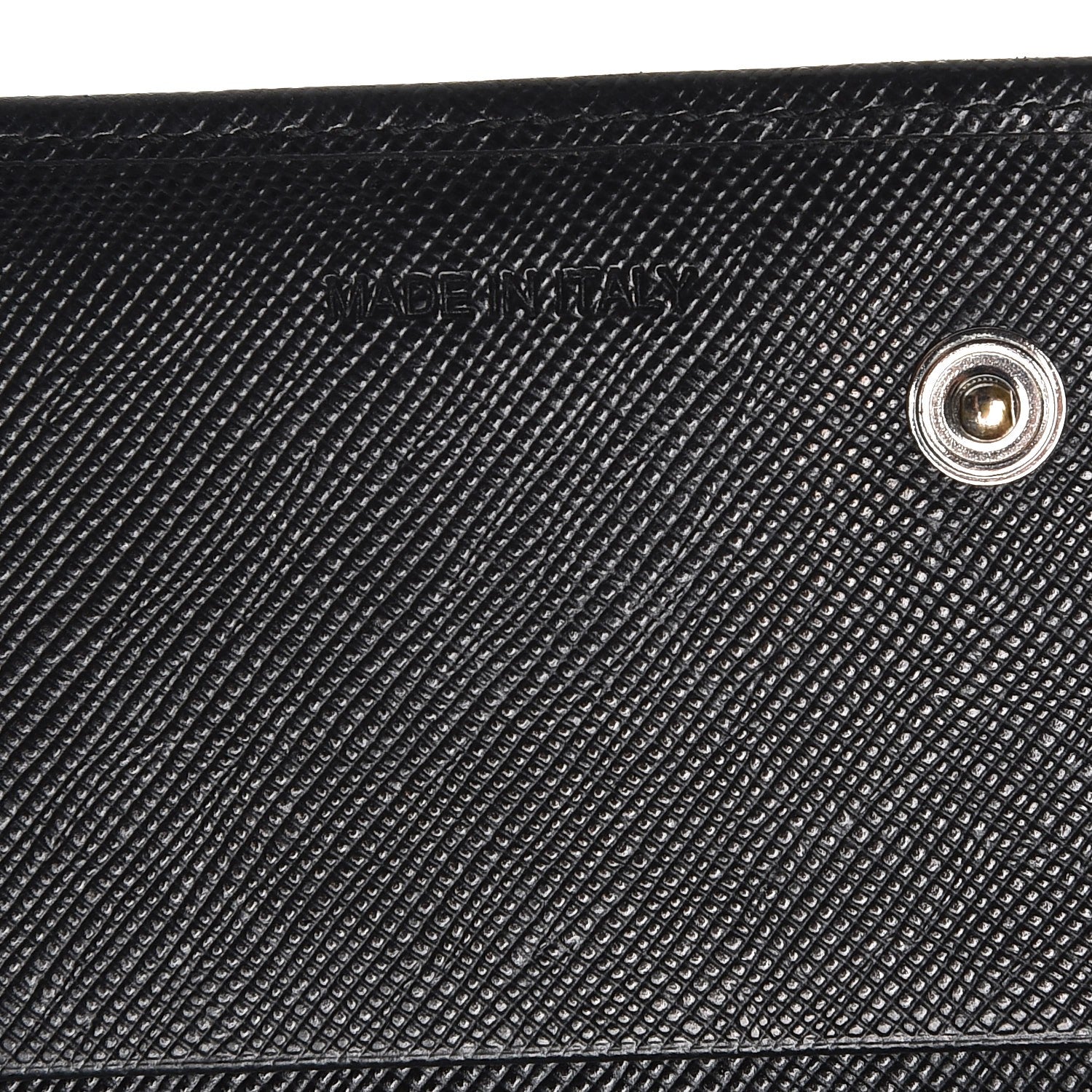 Prada Saffiano Continental Flap Wallet Nero Black 8 of 10
