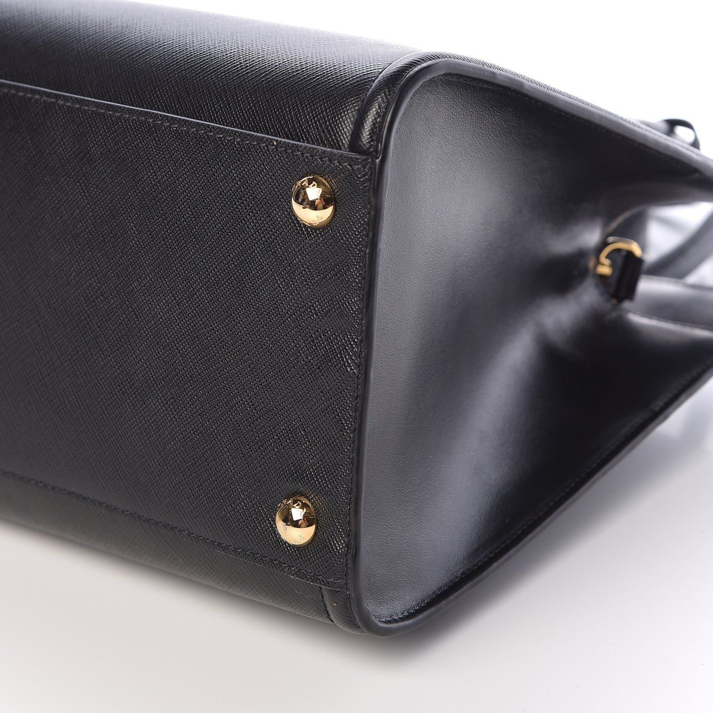Saffiano Soft Calfskin Tote Black