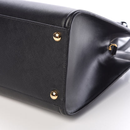 Prada Saffiano Soft Calfskin Tote Black 10 of 10
