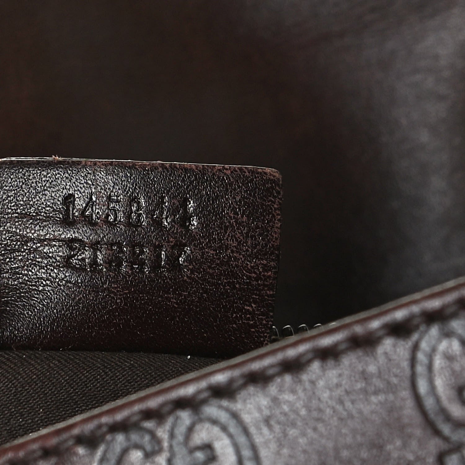 Gucci Guccissima Flap Messenger Bag Dark Brown 6 of 30
