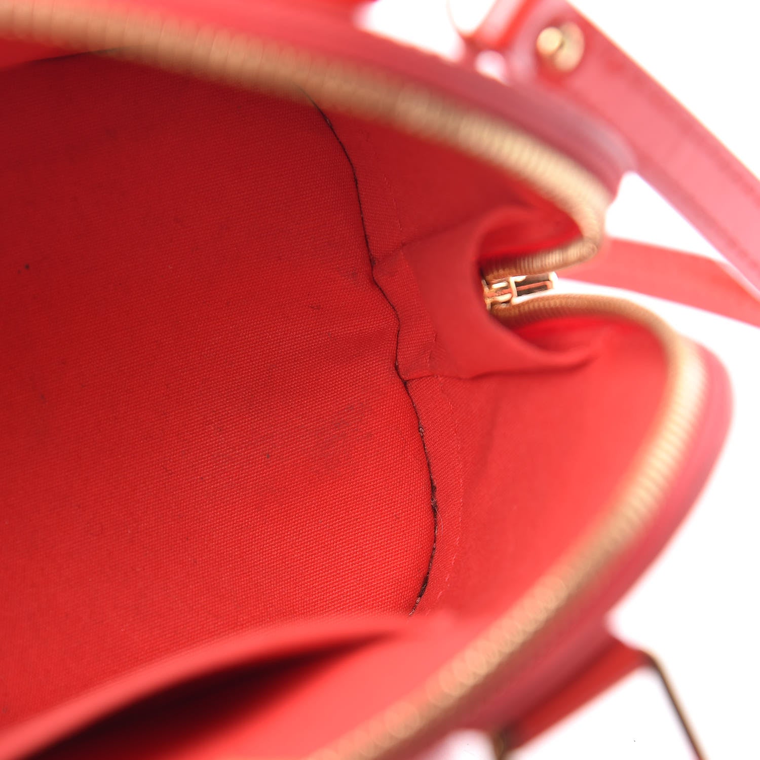Louis Vuitton Vernis Alma BB Rouge Grenadine 9 of 13