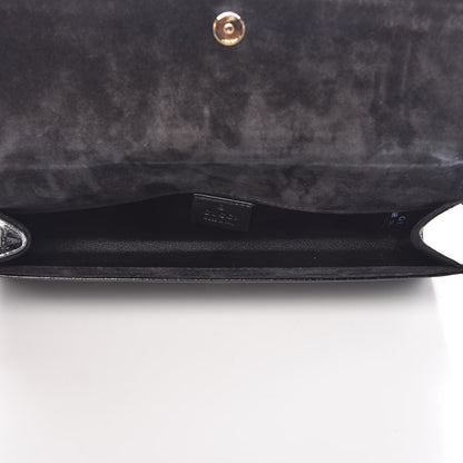 Gucci Patent Microguccissima Small Broadway Clutch Black 5 of 8