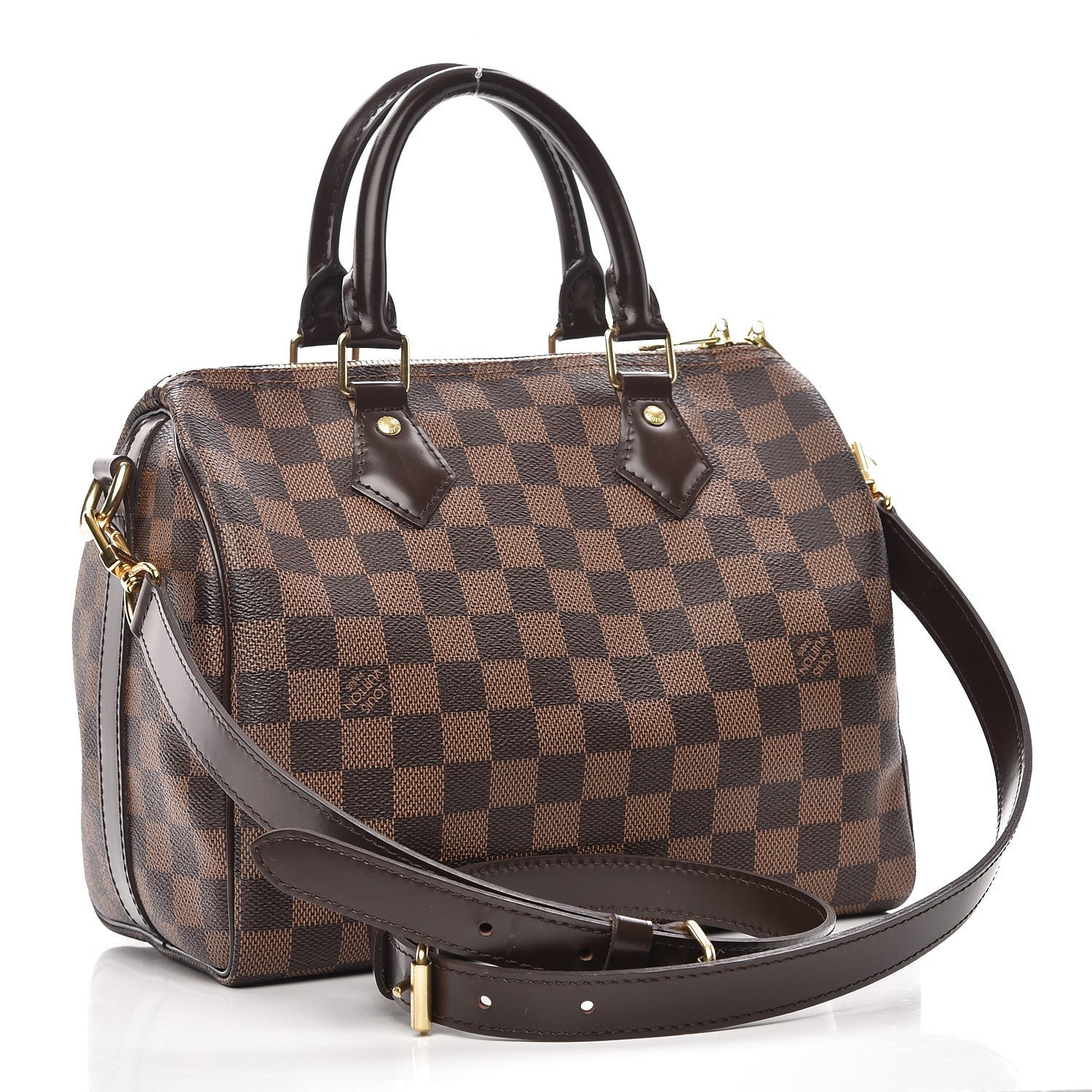 Louis Vuitton Damier Ebene Speedy Bandouliere 25 4 of 9