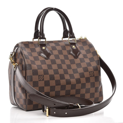 Louis Vuitton Damier Ebene Speedy Bandouliere 25 4 of 9