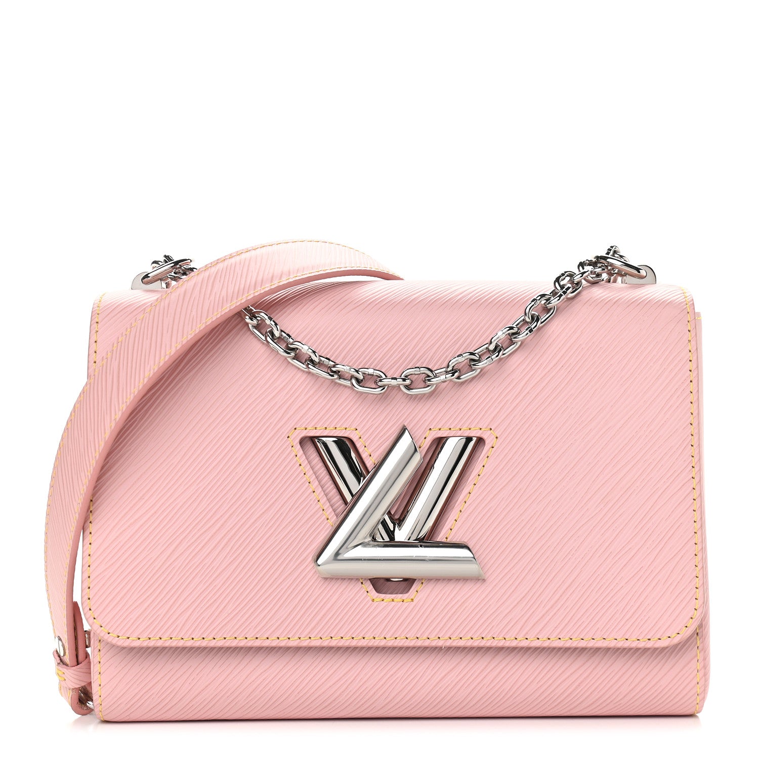 Louis Vuitton Epi Twist Shoulder Bag MM Rose Ballerine 1 of 8