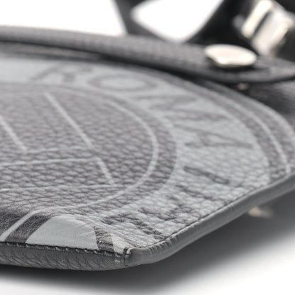 Fendi Cuoio Romano Selleria Fendi Stamp Patch Messenger Black Grigio 9 of 9