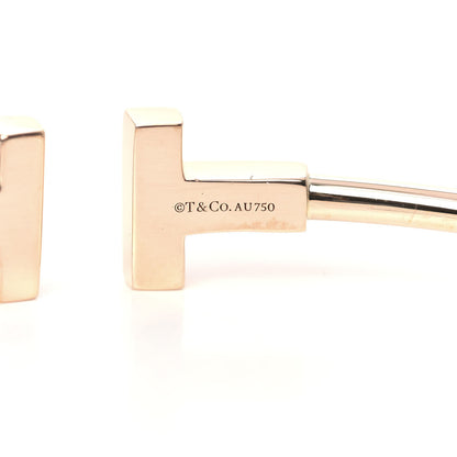 Tiffany 18K Rose Gold T Wire Bracelet 4 of 6