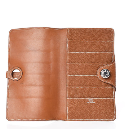 Hermes Togo Dogon Wallet Gold 5 of 10