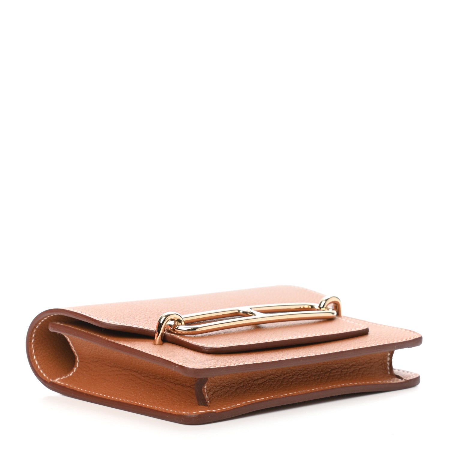 Hermes Evercolor Roulis Slim Wallet Gold 5 of 8