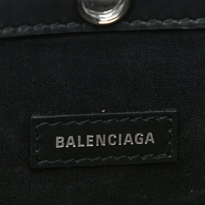 Balenciaga Cotton Canvas Logo Pochette Crossbody Bag Natural Black 6 of 15