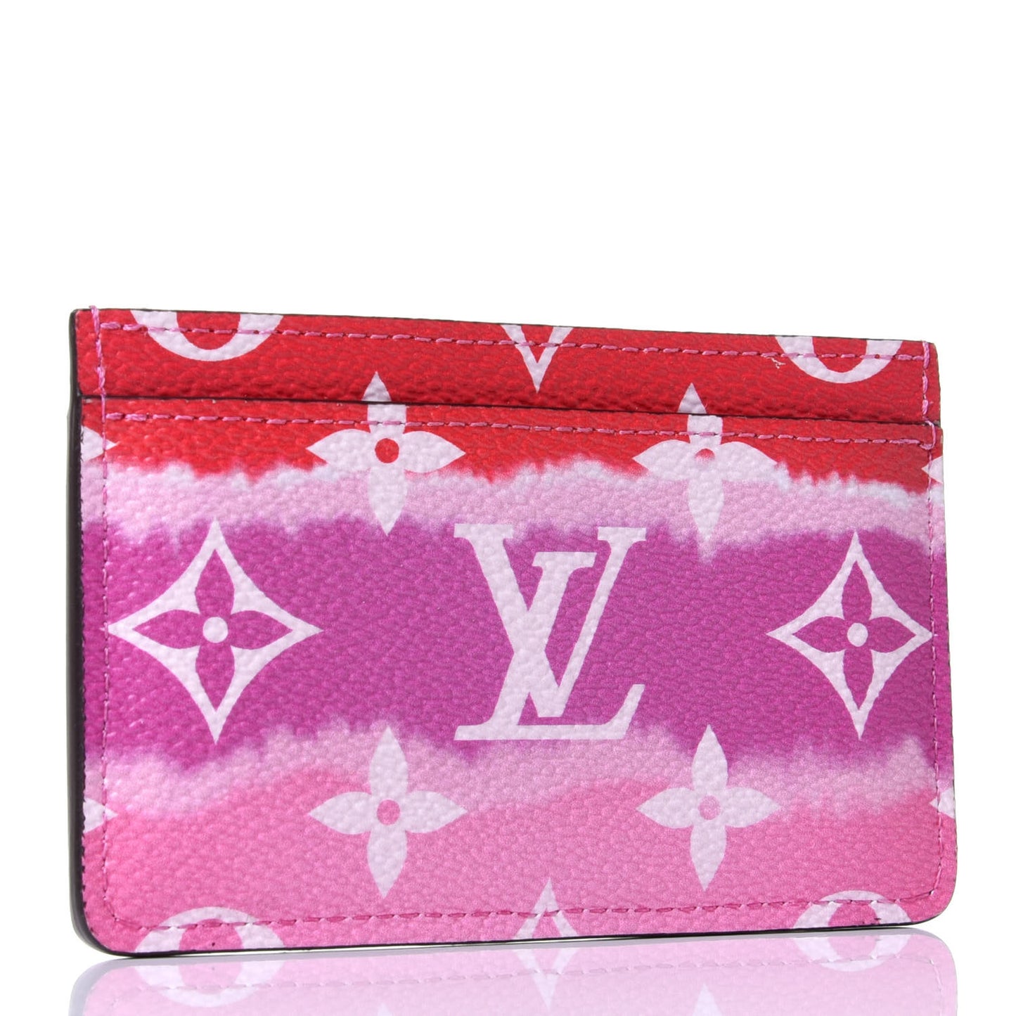 Monogram Escale Card Holder Rouge
