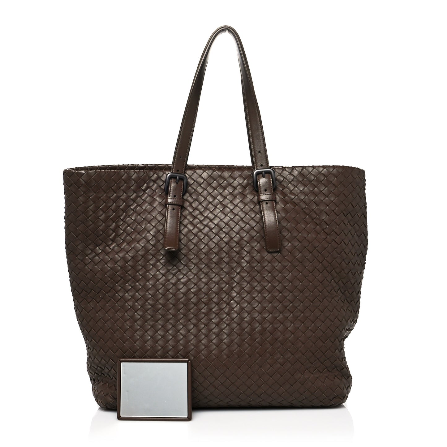 Nappa Intrecciato Large Tote Coffee