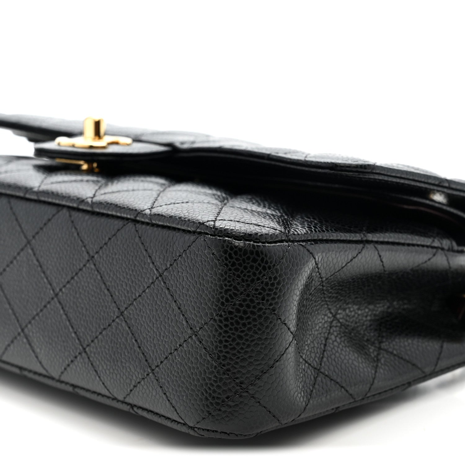 Chanel Caviar Quilted Medium Double Flap Black 10 of 10