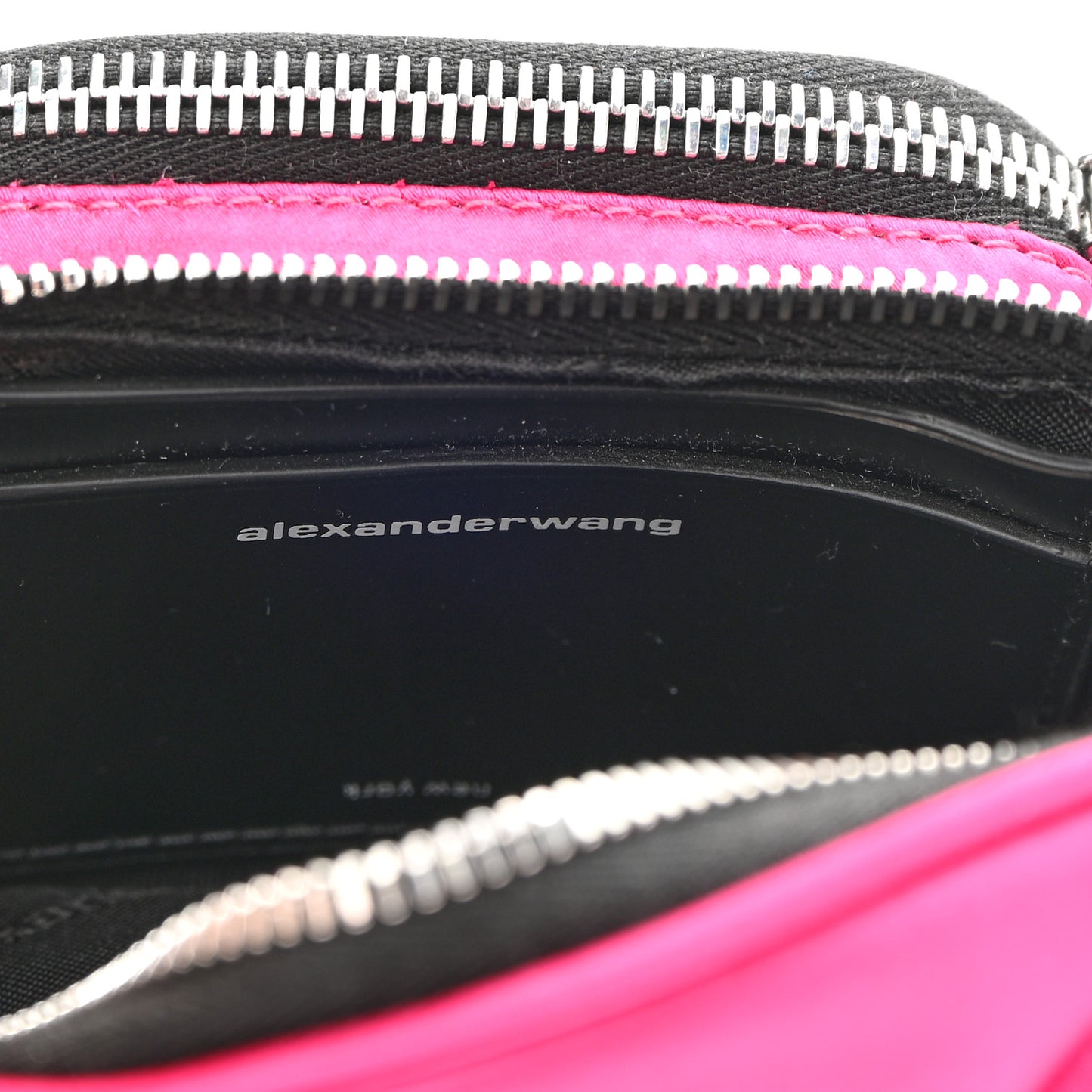 Satin Attica Mini Belt Bag Hot Pink