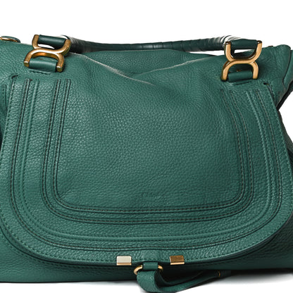 Chloe Calfskin Large Marcie Satchel Emerald 15 of 23