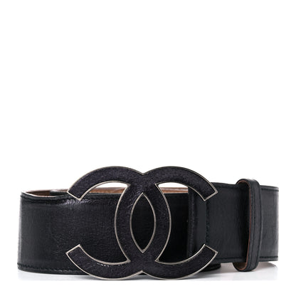 Chanel Calfskin CC Belt 80 32 Black 1 of 12