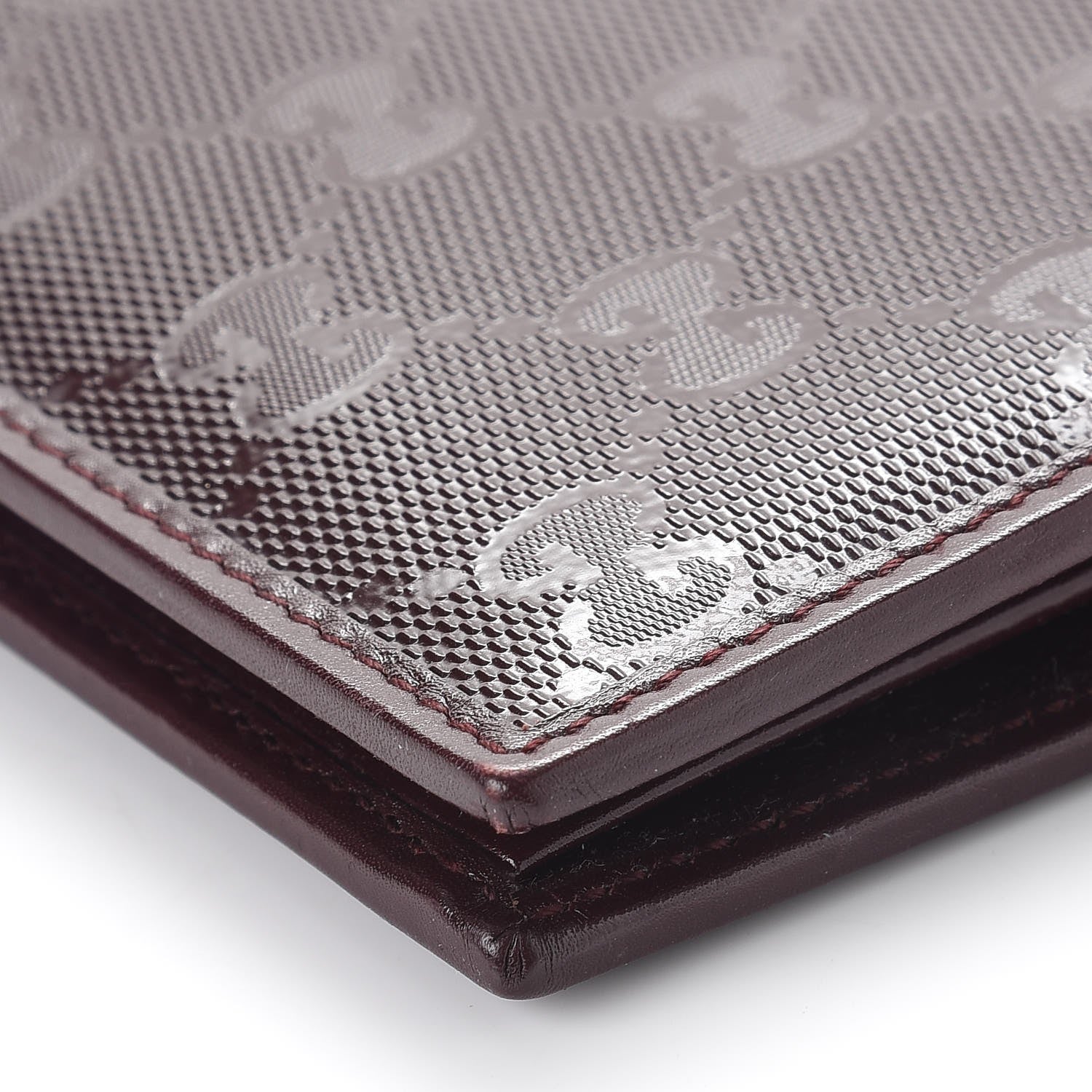 Gucci Imprime Monogram Bi-Fold Wallet Bordeaux 10 of 13