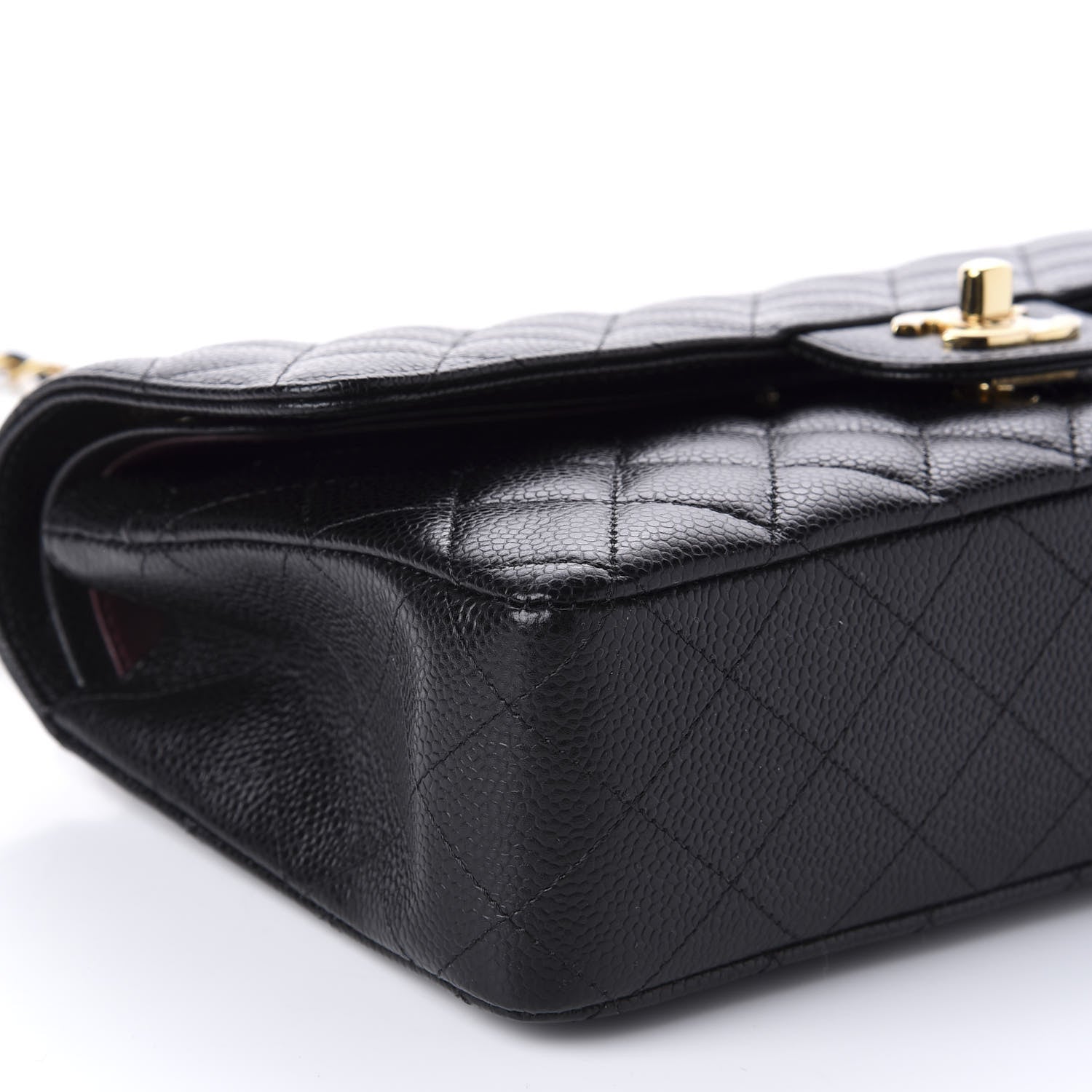 Chanel Caviar Quilted Medium Double Flap Black 7 of 11