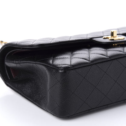 Chanel Caviar Quilted Medium Double Flap Black 7 of 11