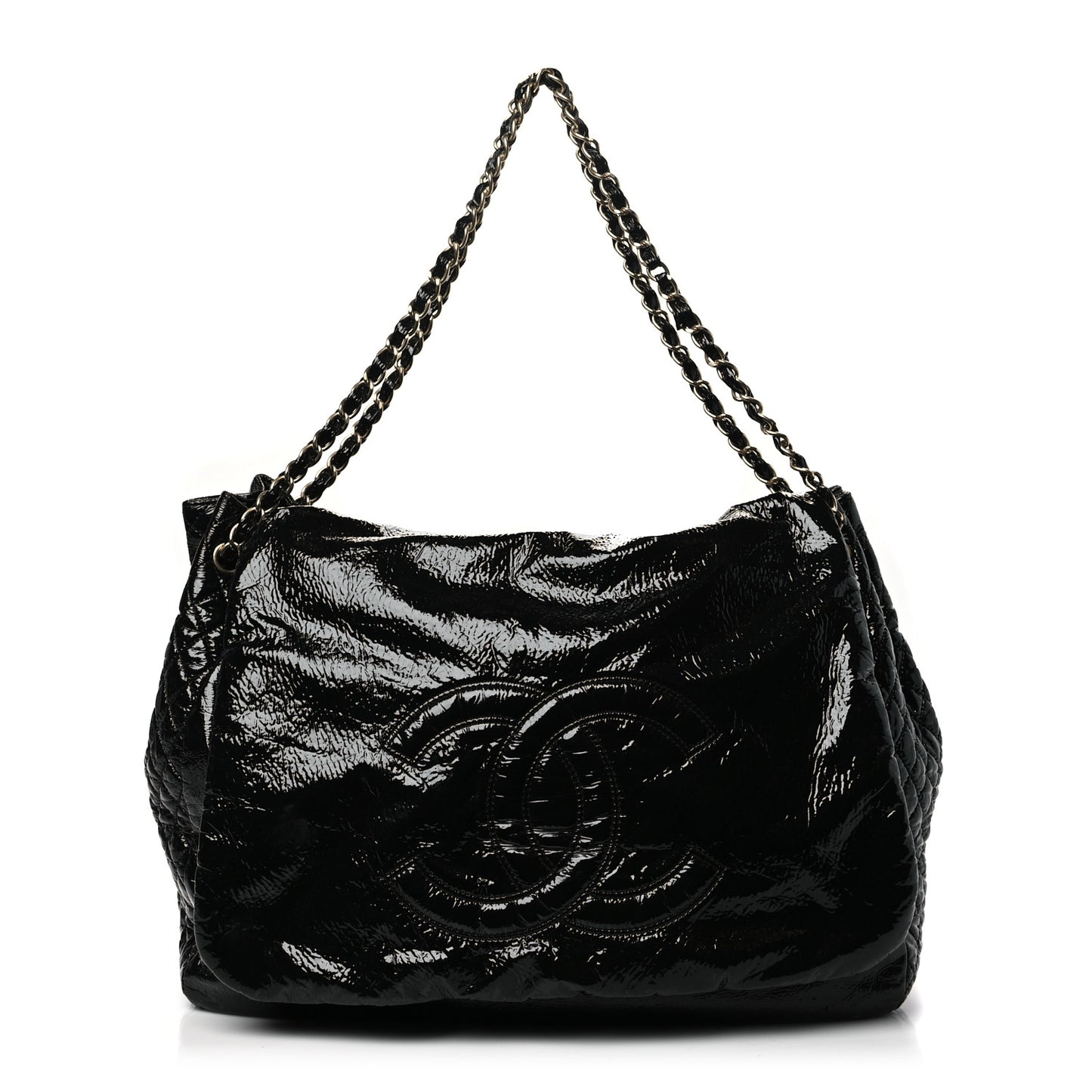 Vinyl XXL Rock and Chain Flap Black