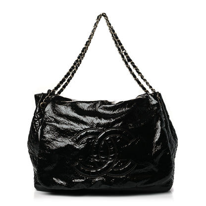 Chanel Vinyl XXL Rock and Chain Flap Black 1 of 9