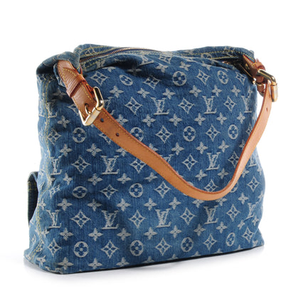 Louis Vuitton Denim Baggy GM Blue 3 of 7