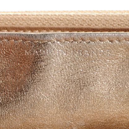 Chanel Nylon Travel Wallet On Chain WOC Metallic Gold 7 of 8
