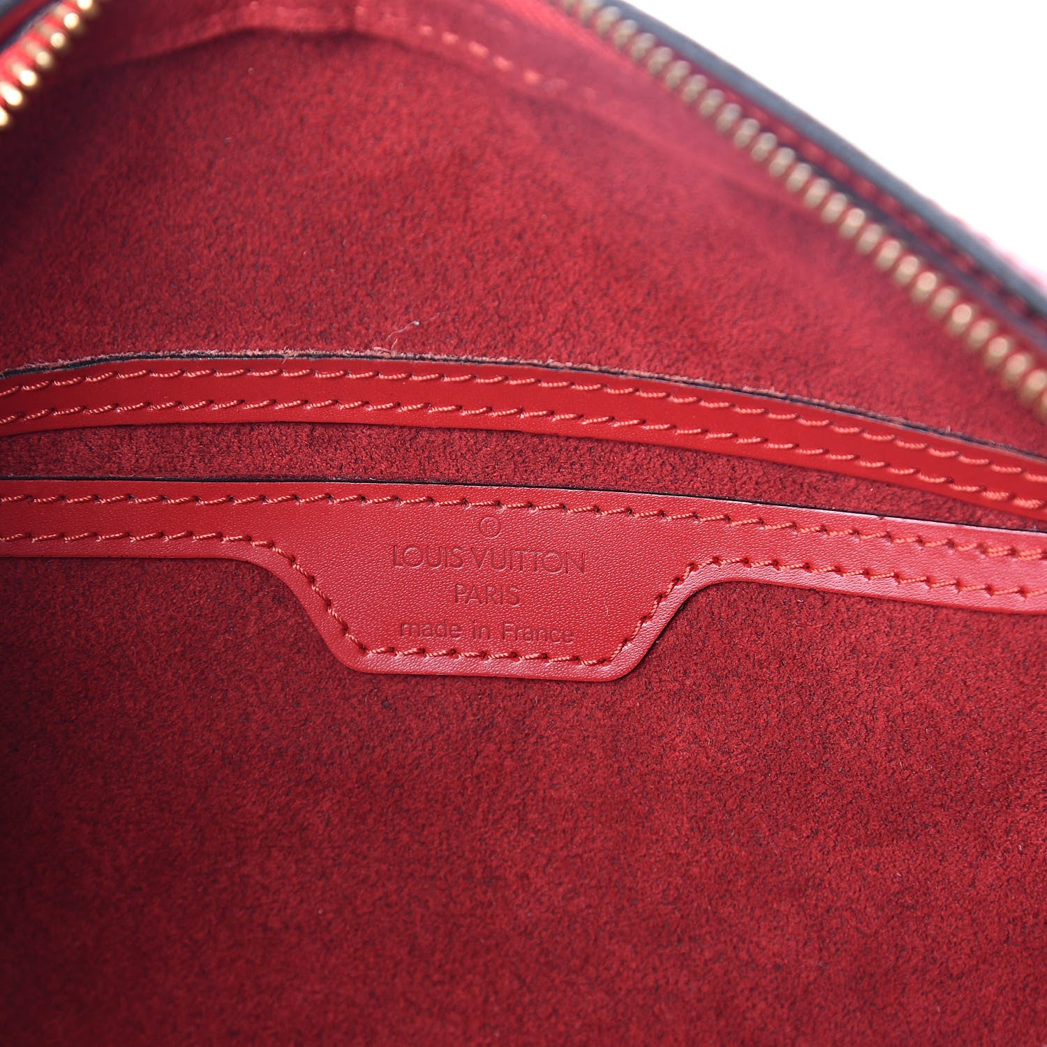 Louis Vuitton Epi Soufflot Castillan Red 5 of 10