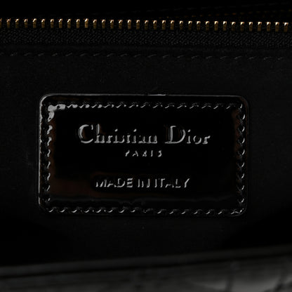 Christian Dior Patent Cannage Medium Lady Dior Black 6 of 10